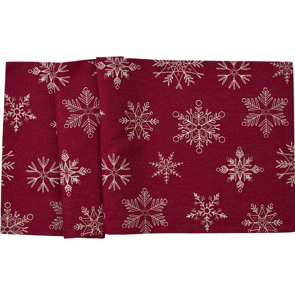 Скатерть-дорожка Blizzard 50х138 см, красная