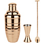 Набор для коктейля "Parisian Set" Paderno Bar Copper, 3 предмета