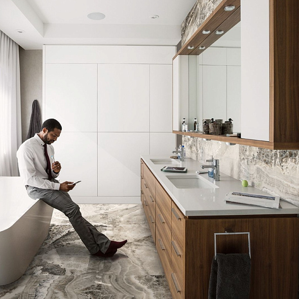 Керамогранит Imola The room 120х120 LP, Black Dahlia, 6,5 мм