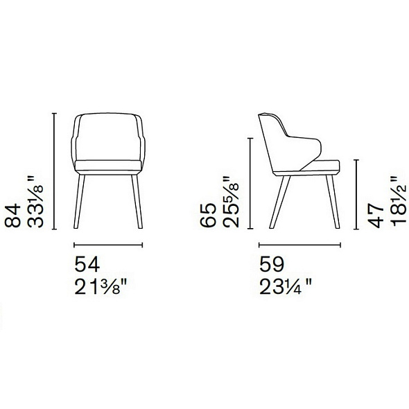 Стул Calligaris Foyer, Brick Red