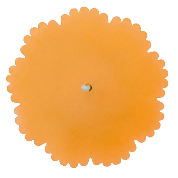 Свеча Fleur Accessoires 15 см, желтая