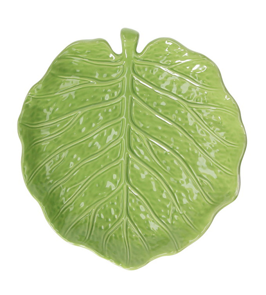 Блюдо "Листок" Lemon Garden 23х21 см