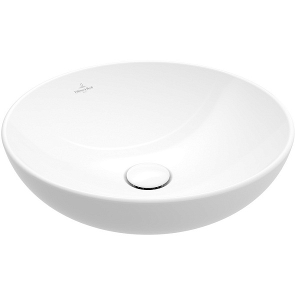 Раковина накладная Villeroy & Boch Loop & Friends 38х38, CeramicPlus, 4A4501R1, из TitanCeram