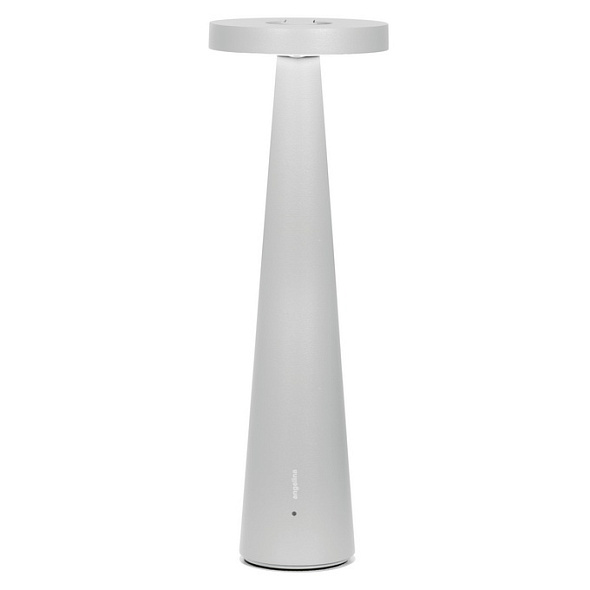 Лампа настольная Zafferano Angelina Pro 26 см, серая