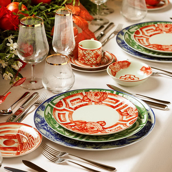 Тарелка салатная The Meaning 23 см, красная