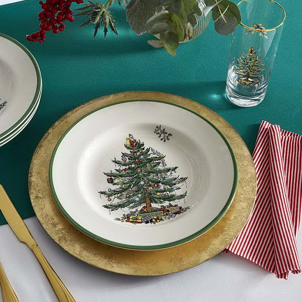 Набор тарелок столовых Christmas Tree 27 см, 4 шт