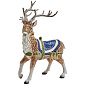 Фигурка "Олень с посеребренными рогами" 40 см