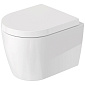 Унитаз подвесной Duravit ME by Starck 48х37, WonderGliss, 25300900001, с сиденьем, белый
