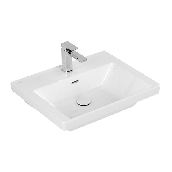 Раковина подвесная Villeroy & Boch Subway 3.0 60x47 4A706001, из TitanCeram