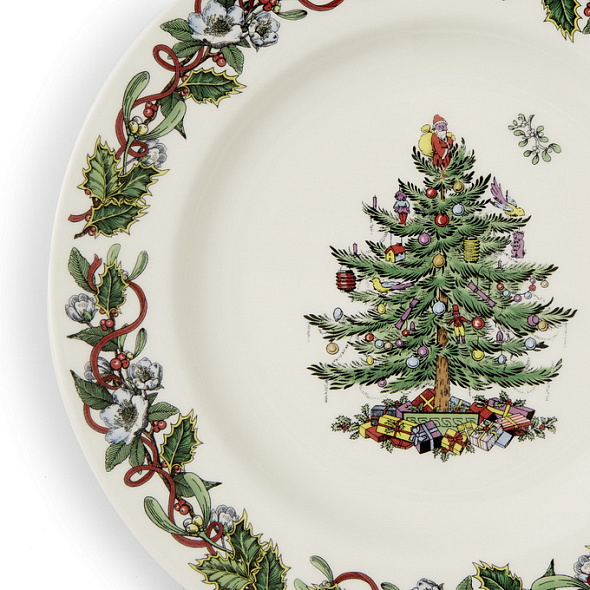 Набор тарелок столовых Christmas Tree 27,5 см, 4 шт
