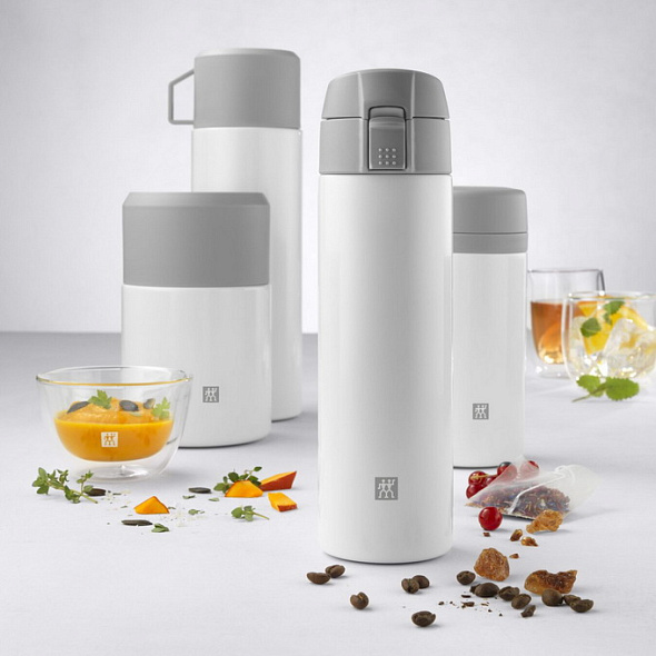 Термокружка Thermo 450 мл, цвет белый