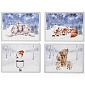 Набор подставок под тарелку Wrendale Designs Christmas 29,8х40,1 см, 4 шт