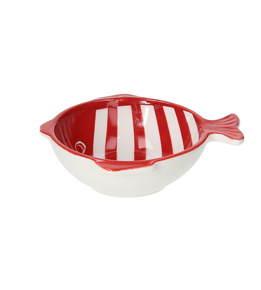 Салатник Fish 15х13 см, красный