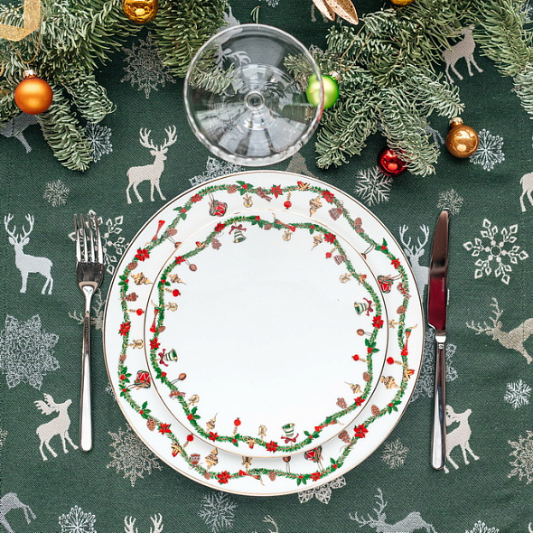 Тарелка столовая Nora Christmas 27 см