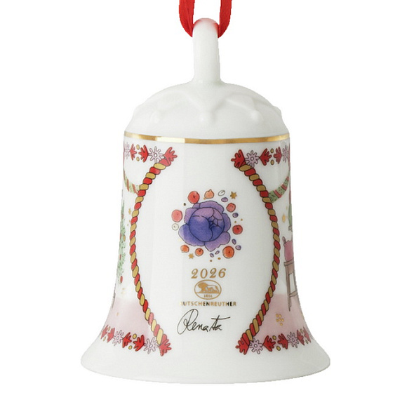Елочная игрушка Hutschenreuther Christmas feast "Колокольчик" 7,5 см