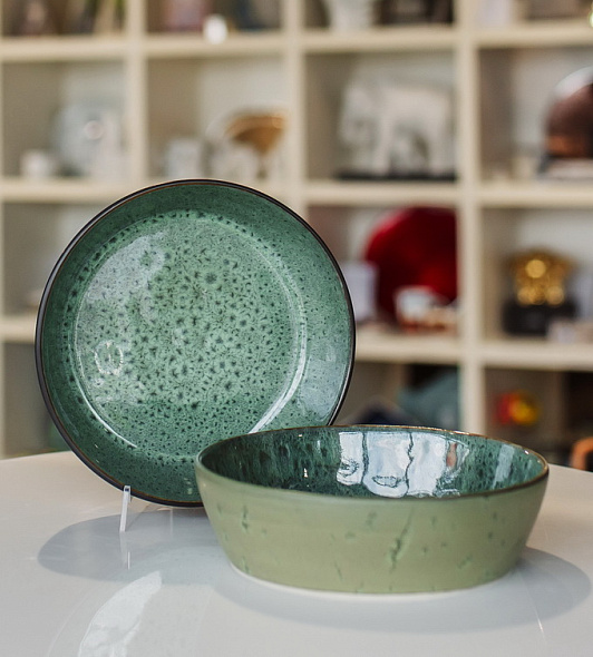 Салатник Bitz 18 см, зелёный