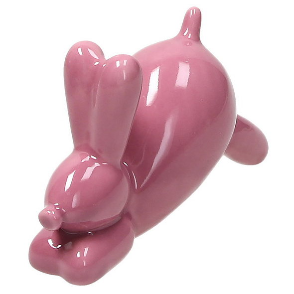 Фигурка "Зайчик" 8 см, розовая