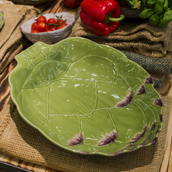 Блюдо для пасты Alcachofra Natural 35,5х30,9 см