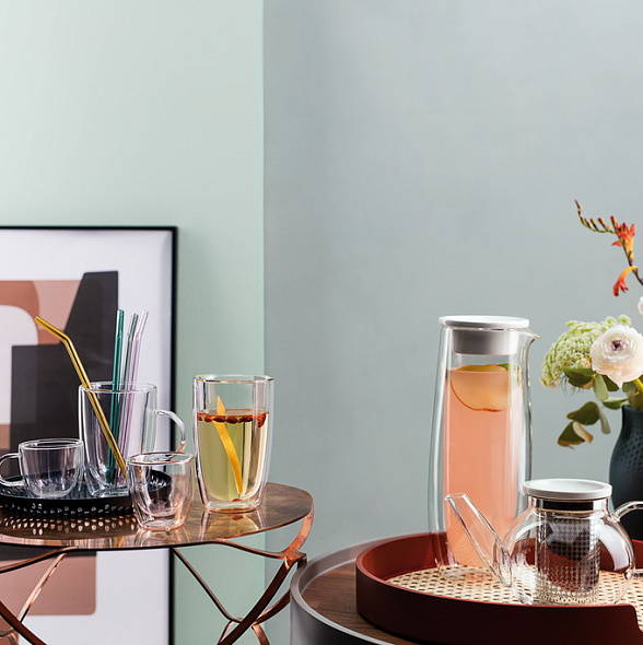 Набор стеклянных трубочек Artesano Hot&Cold Beverages, 4 шт