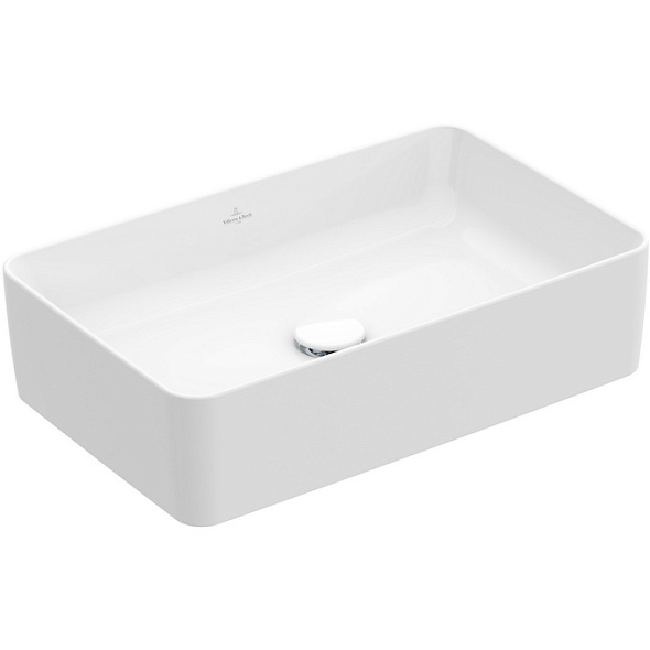 Раковина накладная Villeroy & Boch Collaro 55х36 4A2056R1, CeramicPlus