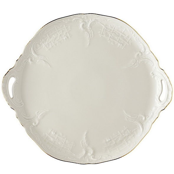 Блюдо для торта Sanssouci Ivory Gold 32 см