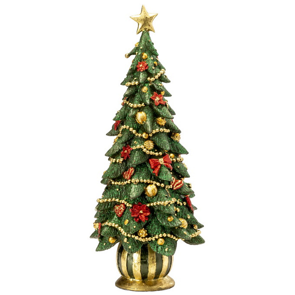 Фигурка "Рождественская ель с бантиками" 33 см