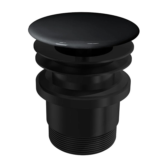 Донный клапан Flaminia Universal PLCENER, Stop&Go, черный