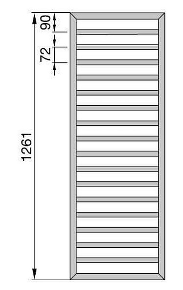 Полотенцесушитель Zehnder Subway, водяной, хром