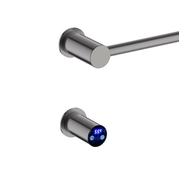 Полотенцесушитель Terminus Аккорд 80х50, электрический, оружейная сталь