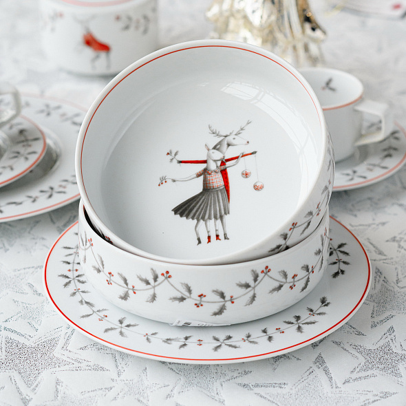 Салатник порционный Vista Alegre Noel 14 см