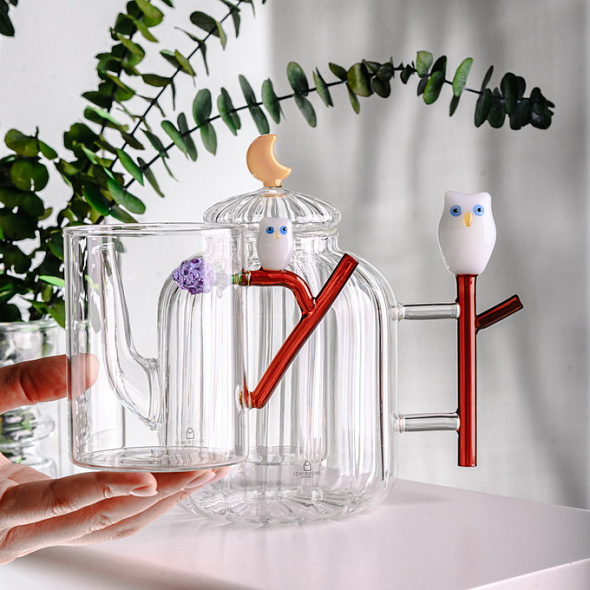Кружка "Сова" Fruits & Flowers 450 мл
