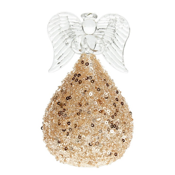 Фигурка "Ангел" Christmas Sequences 12 см с подсветкой