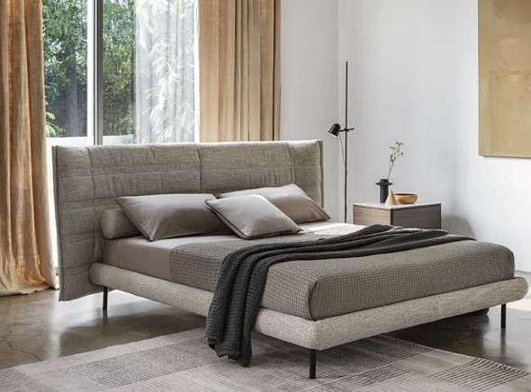 Кровать Calligaris Monbed 180х200, Sand, с матрасной основой