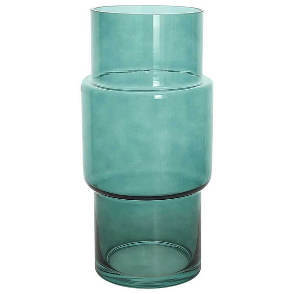 Ваза Glass Design Atmosphere 31 см, зеленая