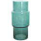 Ваза Glass Design Atmosphere 31 см, зеленая
