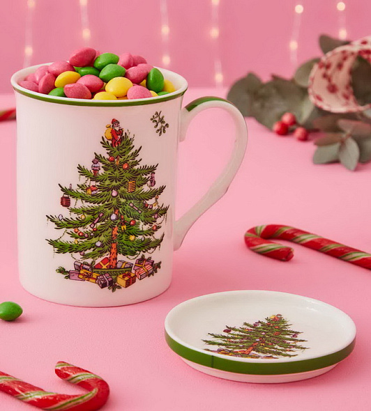 Кружка с подставкой Christmas Tree 340 мл