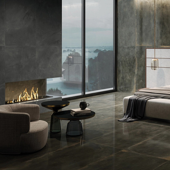 Керамогранит Italon Continuum 80х160 Naturale, Brass Dark, 9 мм