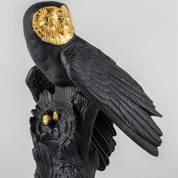 Статуэтка "Сова. Black Gold" 41х25х22 см