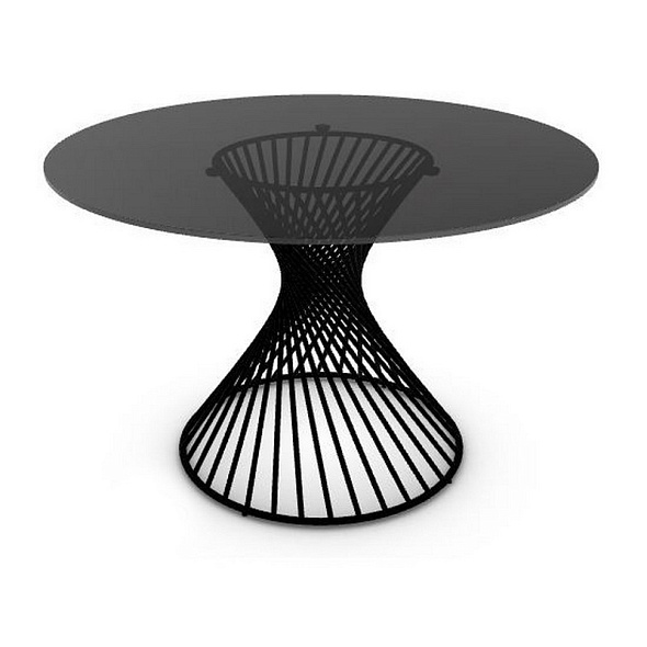 Стол Calligaris Vortex, 120х120, Smoke Grey