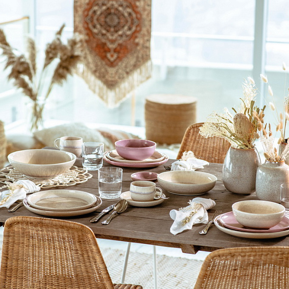 Тарелка столовая Perlemor Sand 27 см