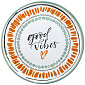 Блюдо для пиццы круглое Good Vibes 33 см