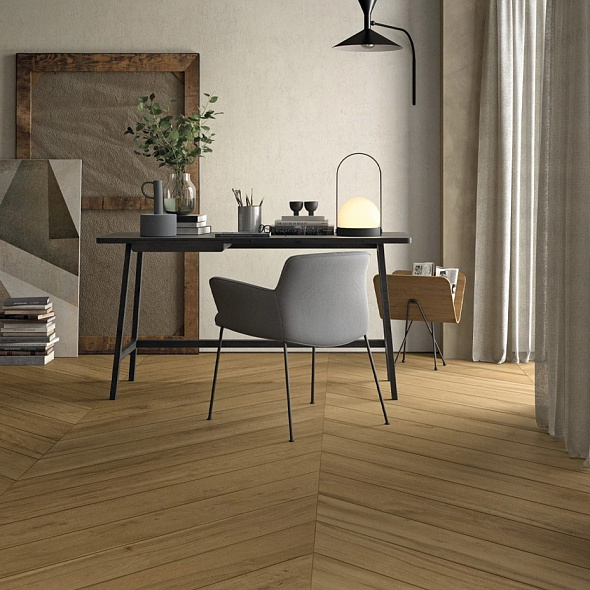 Керамогранит Italon Loft 20х160 Naturale, Honey, шеврон, 9 мм