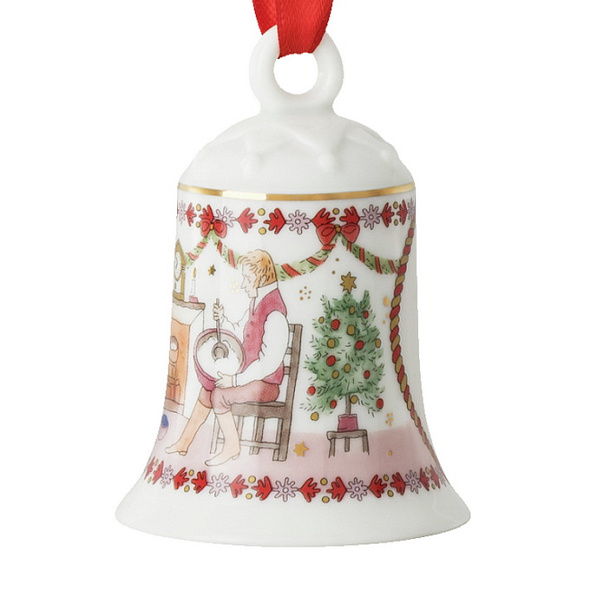 Елочная игрушка Hutschenreuther Christmas feast "Колокольчик" 7,5 см