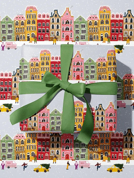 Упаковка бумажная новогодняя