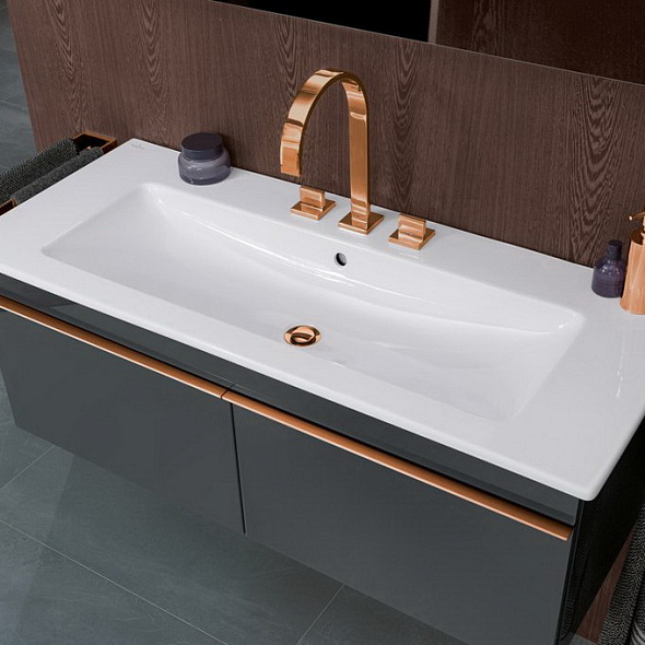 Раковина подвесная Villeroy & Boch Venticello 120х50, CeramicPlus, 4104CLR1