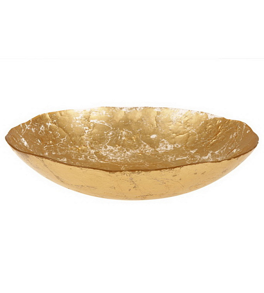 Чаша Gold Leaf 27 см