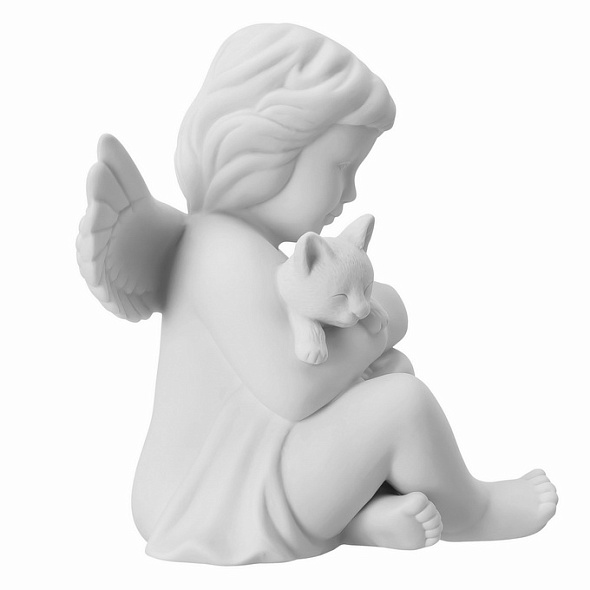 Фигурка "Ангел с котенком" 14 см