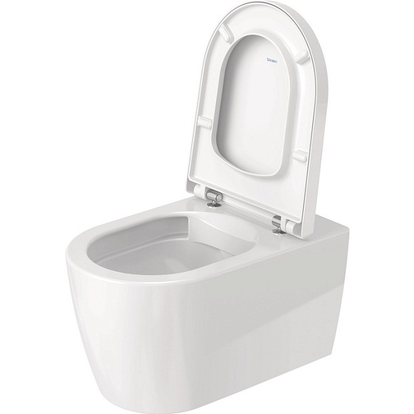 Унитаз подвесной Duravit ME by Starck rimless 45290900A1, с сиденьем