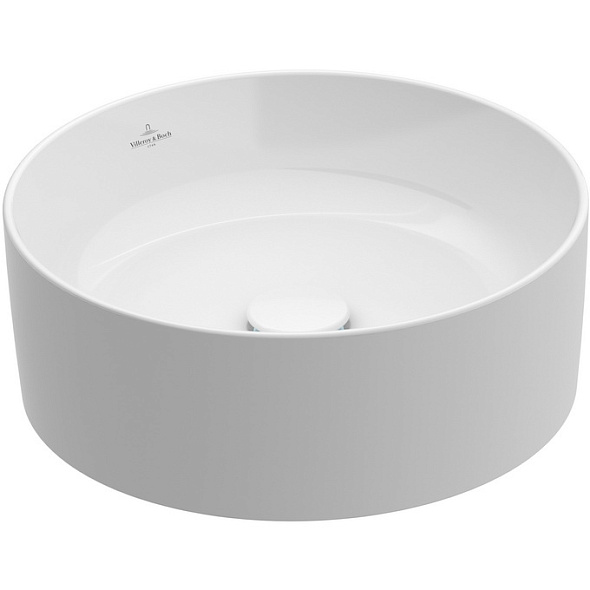 Раковина накладная Villeroy & Boch Collaro 40х40 4A184001, из TitanCeram