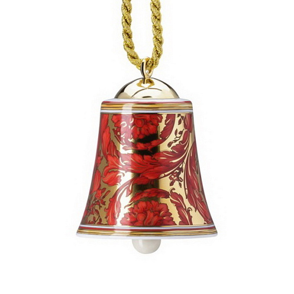 Елочная игрушка-колокольчик Versace Medusa Garland 7,3 см